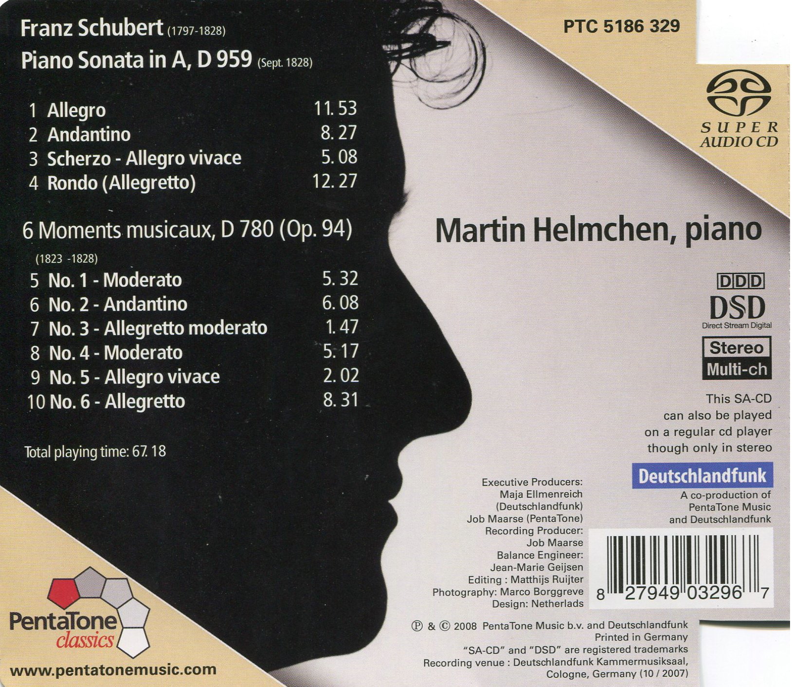 Piano Sonatas in A, D.959 (SACD)